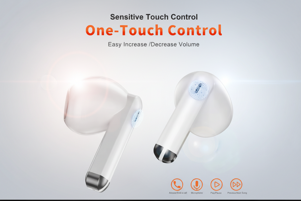 Wireless Earphones QERE E28 NEW TWS Bluetooth 5.3 HD Microphone HIFI Headphone 13mm Driver Low Latency gaming waterproof Earbud